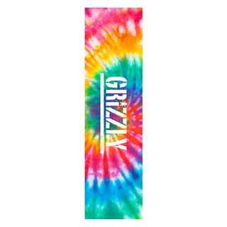 Grizzly Grip Skateboard Griptape Sheet Tie Dye Stamp Classic Tie Dye 9" x 33"
