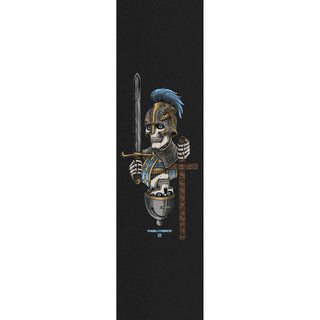 Powell Peralta Skateboard Griptape Dan Corrigan Chess Skulls 9" x 33" Black Sheet