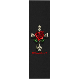 Powell Peralta Griptape Rose Cross 9" x 33" Grip Sheet