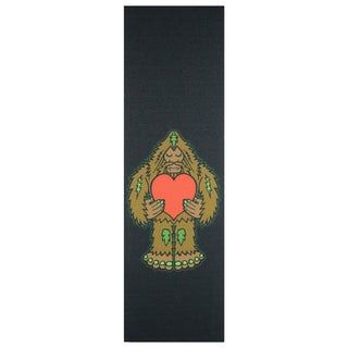 Art Project Skateboard Griptape Sheet Heart Black 9" x 33"