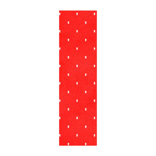 Grizzly Grip Skateboard Griptape Polka Dot OG Bear Red 9" x 33" Sheet