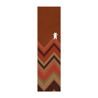 Grizzly Grip Skateboard Griptape Throwing Knits Rust 9" x 33" Sheet