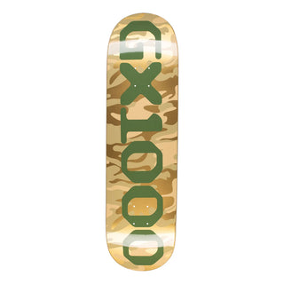 GX1000 Skateboard Complete OG Logo Camo/Green 8.625" x 32.125"