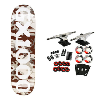 GX1000 Skateboard Complete OG Logo Camo/White 8.375" x 32.25"