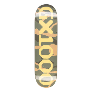 GX1000 Skateboard Complete OG Logo Camo/Yellow 8.5" x 32.125"