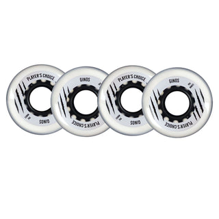 Player's Choice Indoor Roller Hockey Wheels 59mm Ginos 74A 4-Pack