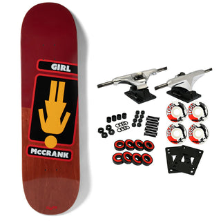 Girl Skateboard Complete McCrank Oops OG Twin Tail 8.5" x 31.875"