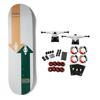 Girl Skateboard Complete McCrank Dual Directional Twin Tail 8.25" x 31.875"