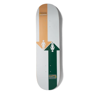 Girl Skateboard Deck McCrank Dual Directional Twin Tail 8.5" x 31.875"