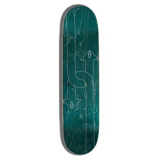 Girl Skateboard Deck Gass Dual Directional Green 8.25" x 31.875"