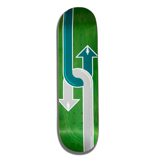 Girl Skateboard Deck Gass Dual Directional Green 8.25" x 31.875"