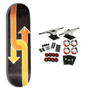 Girl Skateboard Complete Malto Dual Directional Black 8.3" x 31.875"