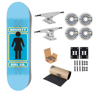 Girl Premium Skateboard Complete Bennett 93 Til 8.25" Ft. Krux/Spitfire/Independent