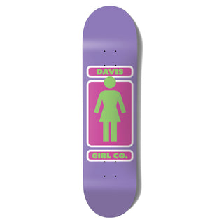 Girl Skateboard Deck Davis 93 Til Purple/Pink 8.5" x 31.875"