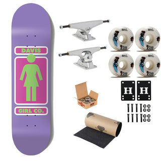 Girl Premium Skateboard Complete Davis 93 Til 8.5" Ft. Krux/SML/Independent
