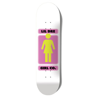 Girl Skateboard Deck Lil Dre 93 Til White/Purple 8.25" x 31.875"