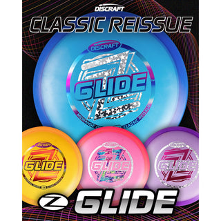 Discraft Disc Golf Z Line Classic Reissue Glide Midrange 6/5/-3/2 Red/Green/Hexagon Prisms 175-176g