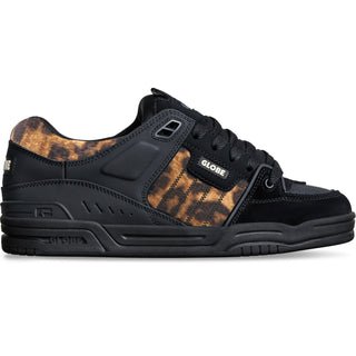 Globe Skateboard Shoes Fusion Black/Leopard