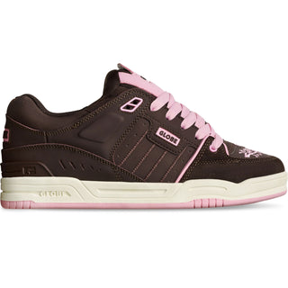 Globe Skateboard Shoes Fusion Brown/Cherry Blossom