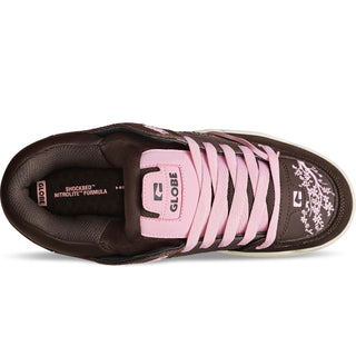 Globe Skateboard Shoes Fusion Brown/Cherry Blossom