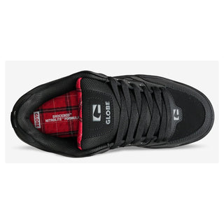 Globe Skateboard Shoes Tilt Black/Red/Tartan