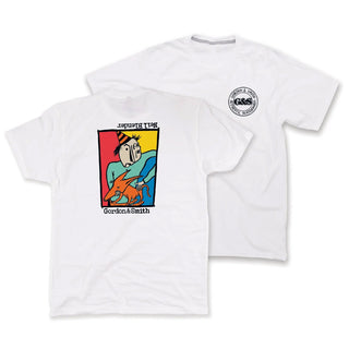G&S Skateboards Shirt Neil Blender Rocking Dog White