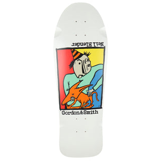 G&S Skateboard Deck Neil Blender Rocking Dog White Re-Issue