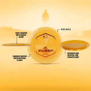 Latitude 64 Disc Golf Royal Grand Sweep Fairway Driver 9/6/-0.5/2 Light Orange/Orange 174 grams