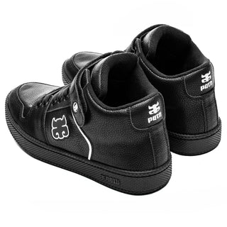 Ipath Skateboard Shoes Grasshopper Black Pebble Leather