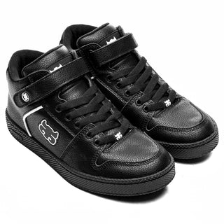 Ipath Skateboard Shoes Grasshopper Black Pebble Leather