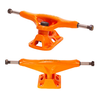 Grind King Skateboard Trucks Locker 2 9.25" Axle Orange (Pair)