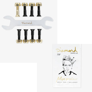 Diamond Supply Felipe Gustavo Hardware and Wrench Combo Black/Gold 7/8" Allen