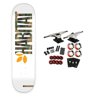 Habitat Skateboard Complete Apex Camo Twin 8.5" x 32.25"