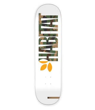 Habitat Skateboard Deck Apex Camo Twin 8.375" x 32.25"