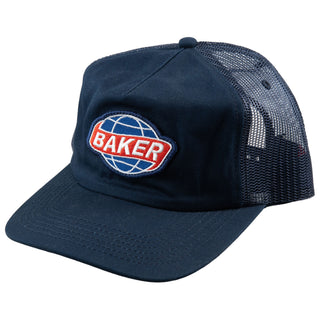 Baker Skateboards Hat Universal Trucker Navy