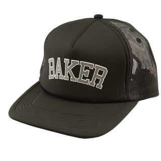 Baker Skateboards Hat Winston Trucker Snapback Black