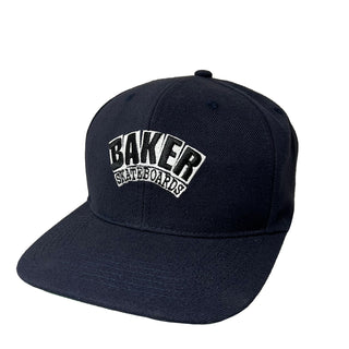 Baker Skateboards Hat Arch Logo Snapback Navy