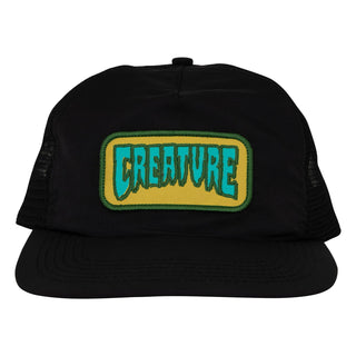 Creature Skateboards Hat Haunted Sea Mesh Trucker Black