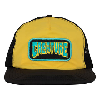 Creature Skateboards Hat Haunted Sea Mesh Trucker Cornsilk