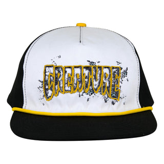 Creature Skateboards Hat Inferno Snapback Unstructured White/Gold