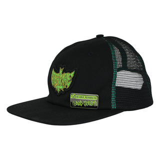 Creature Skateboards Hat Gravette Hippie Skull 20th Snapback Black
