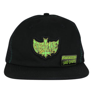 Creature Skateboards Hat Gravette Hippie Skull 20th Snapback Black