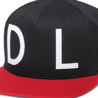 Diamond Supply Co. Snapback Hat D L BLACK/RED