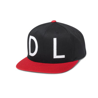 Diamond Supply Co. Snapback Hat D L BLACK/RED