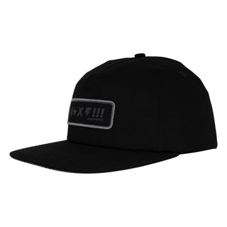 Independent Trucks Hat Exclamation Snapback Unstructured Black