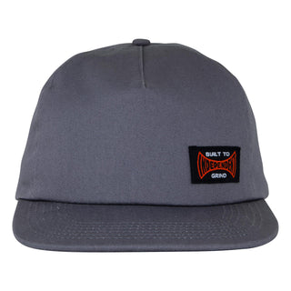 Independent Trucks Hat Built To Grind Snapback Charcoal