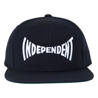 Independent Trucks Hat Span Embroidered Snapback Dark Navy/White