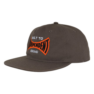 Independent Trucks Hat Built To Grind Span Snapback Walnut