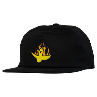 Krooked Skateboards Hat Firebird Snapback Black