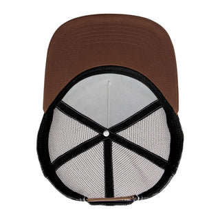 Santa Cruz Skateboards Hat Screaming Hand Front Mesh Trucker White/Brown/Black